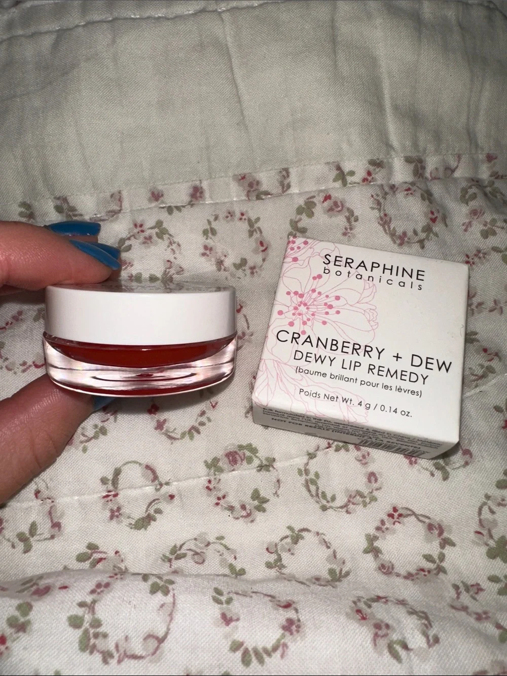 Seraphine Botanicals Cranberry and Dew Lip Remedy
